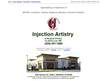Tablet Screenshot of injectionartistry.com